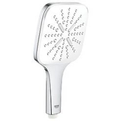 Grohe Vitalio SmartActive Cube Handset Chrome/White 130 x 177mm