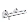 Grohe Precision Flow Exposed Thermostatic Bar Mixer Shower Valve Fixed Chrome