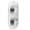 Bristan Alp Concealed Dual Control Thermostatic Mixer Shower Valve with Diverter Fixed Chrome