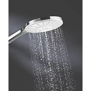 Grohe Rainshower SmartActive Handset Chrome/White 150 x 187mm - Image 3
