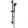 Croydex Nero Shower Set Contemporary Design Matt Black