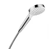Hansgrohe Crometta Shower Handset Chrome / White 100 x 160mm