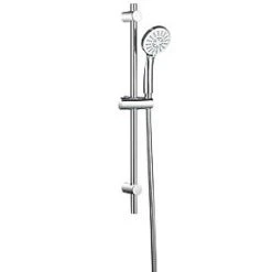 Swirl Hilsea Riser Rail Set Modern Design Chrome