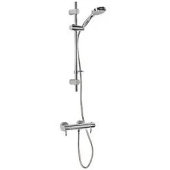 Croydex Metlex Thermostatic Shower Set Modern Design Chrome