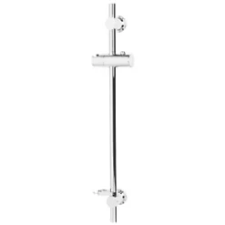 Bristan Casino Riser Rail with Adjustable Position Bracket Chrome 650mm