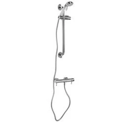Croydex Metlex Inclusive Thermostatic Shower Set Modern Design Chrome