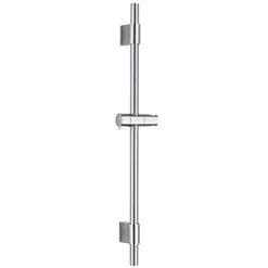 Swirl Shower Rail with Slider Chrome 700mm