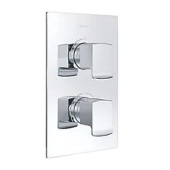 Bristan Descent Concealed Dual Control Thermostatic Shower Valve Fixed Chrome
