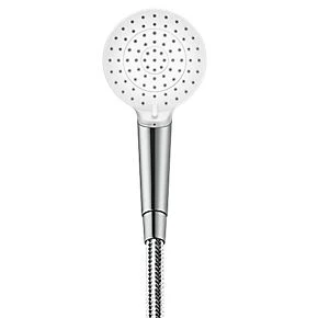 Hansgrohe Crometta Vario Shower Handset Chrome / White 100 x 210mm - Image 2