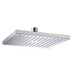 Bristan Swivel & Tilt Square Drench Shower Head Chrome 200mm