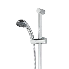 Bristan Single Function Slide Bar Shower Kit Contemporary Design Chrome - Image 2