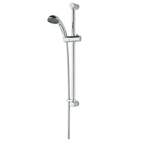 Bristan Single Function Slide Bar Shower Kit Contemporary Design Chrome
