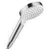 Hansgrohe Crometta 1Jet EcoSmart Shower Handset Chrome / White 100 x 160mm