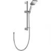 Mira Honesty Shower Kit Contemporary Square Design Chrome