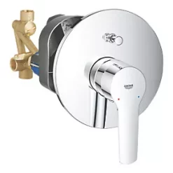 Grohe Quickfix Start Concealed Single Lever Mixer Bath/Shower Valve Fixed Chrome
