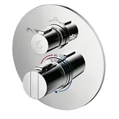Ideal Standard Concept Easybox Slim Concealed Thermostatic Mixer Shower Valve & Diverter Fixed Chrome