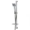 Triton Callum Square Shower Kit Contemporary Design Chrome