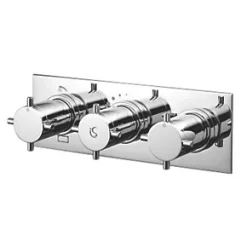 Ideal Standard Oposta Concealed 3-Control Shower Mixer Fixed Chrome