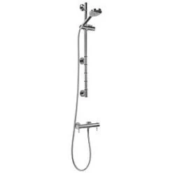 Croydex Metlex Inclusive Thermostatic Shower Set Modern Design Chrome
