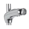 Mira Riser Rail Clamp Bracket Chrome 120mm