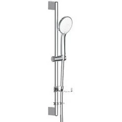 Swirl Solent Riser Rail Set Modern Design Chrome