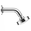 Mira Beat Fixed Shower Head & Arm Chrome / White 100mm